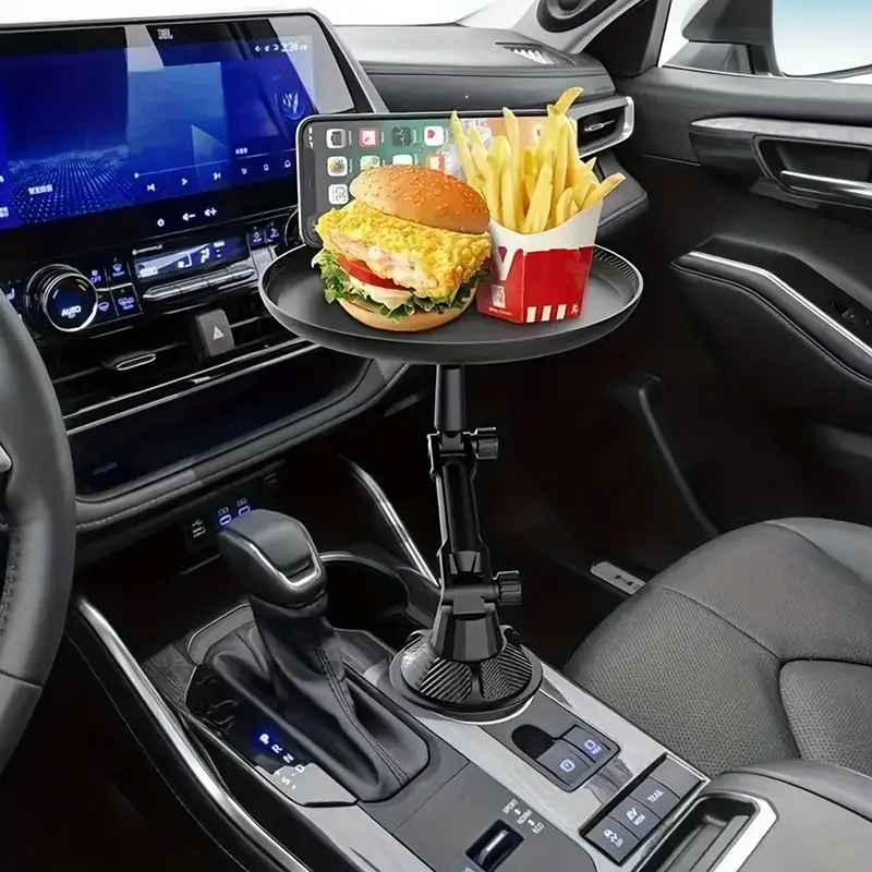 Mesa Portátil 2 en 1 para Auto con Soporte para Celular